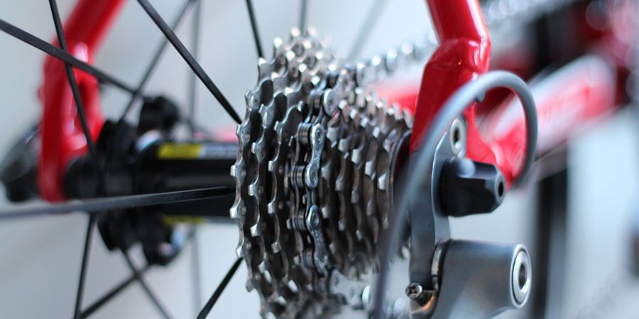 Wartung der fahrradkette