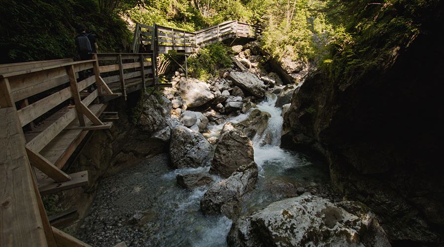 Die Seisenbergklamm im Salzburger Saalachtal