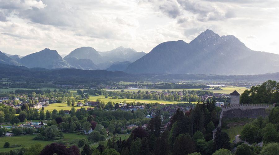 Aussicht auf das Salzburger Land